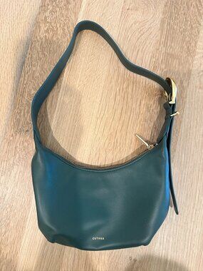 Cuyana Green Purse